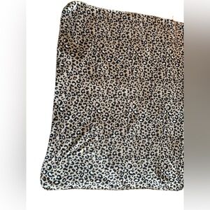 Leopard print throw 50. By 60